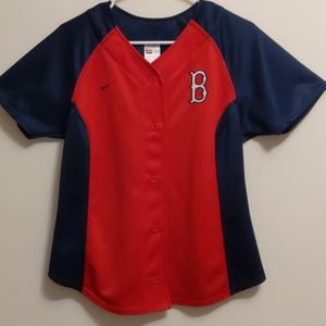 Girl's 12-14 Nike Red Sox Jersey